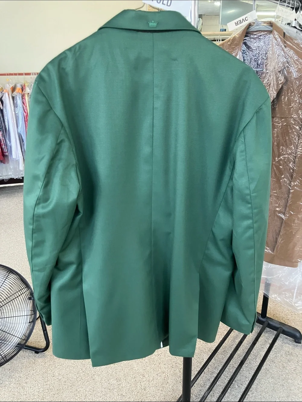 French Crown | Men's Dark Green Single-Breasted Sport Coat